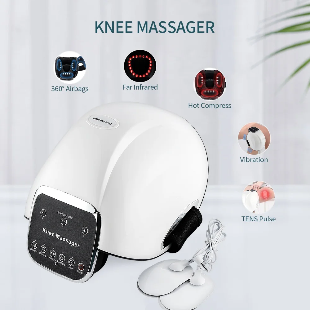 4d Infrared Smart Hot Compress Knee Relaxing Massager Ems Vibration Acupuncture Physiotherapy