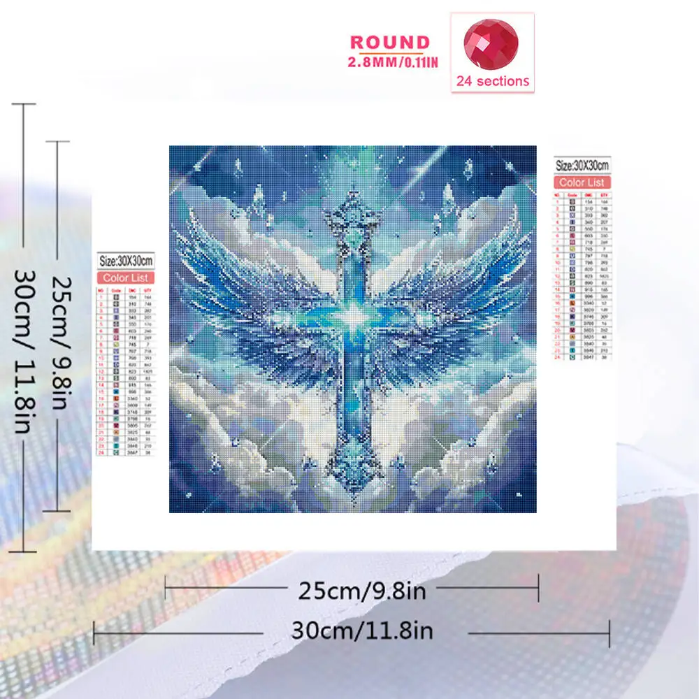 Winged Landscape Diamond Painting Kit 2