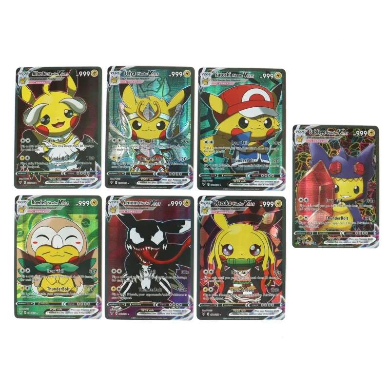 Gold Pokemon cards Pikachu