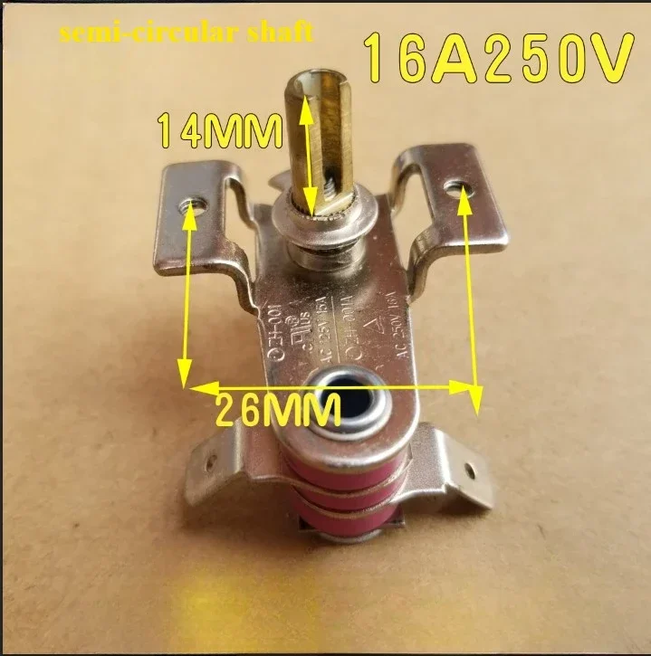5Pcs16A for Pioneer Midea Airmate Electric heater gas oil heating machine thermostat bimetal thermostat switch Parts