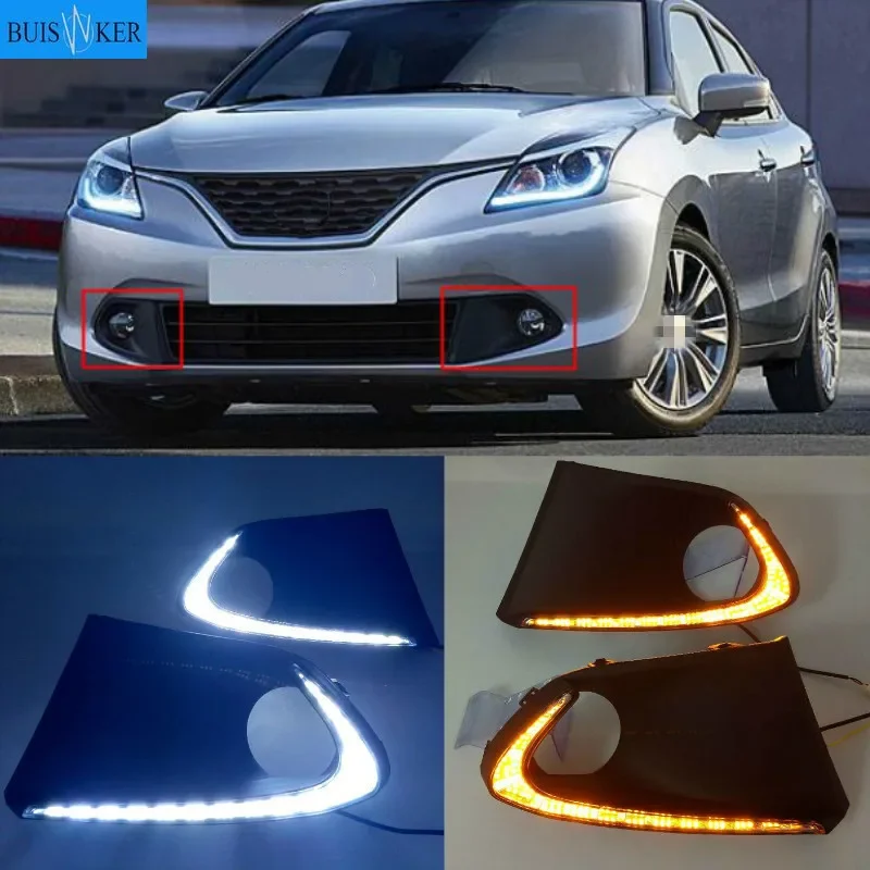 

Дневные ходовые огни для Suzuki Baleno 2016 2017 2018 светодиодный 2 шт.