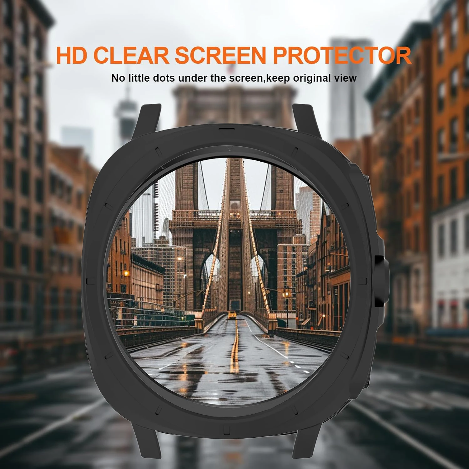 Matte Hard PC Case with Tempered Glass Full Protective Cover