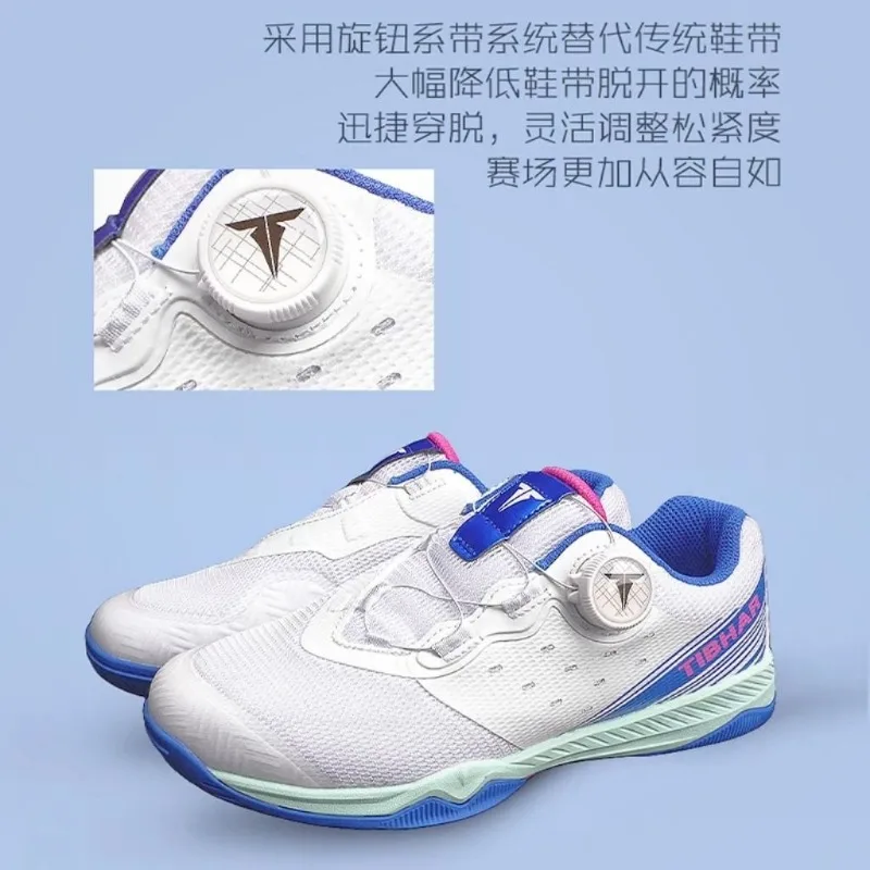 New Table Tennis Shoes Men's and Women's Tennis Shoes Comfortable Wear-resistant Sports Lightweight Badminton Shoe