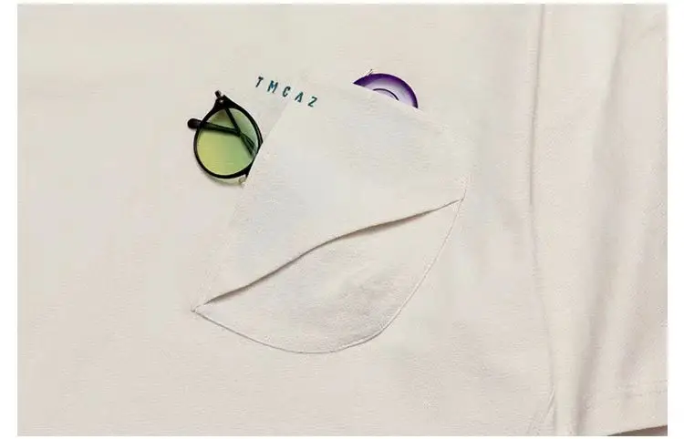 TMCAZ 24ss 3D Dual-Pocket Tee cotton material short sleeve t-shirt loose 3d cut silhouette urban outdoor gorpcore