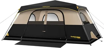 Camping Tent 6/10 Person Instant Cabin Tent Setup in 60s with Rainfly&Windproof Portable Tent with Carry Bag for Family Camping 4