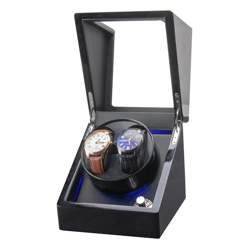 Automatic Watch Winder Box for Mechanical Watches, 2/1/2 Slot Intelligent Rotary Table ... - SKU LAWW1641 - UGI Packaging