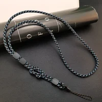 Lanière réglable colorée tissée à la main pour téléphone, longue lanière détachable à double usage, Anti-perte, chaîne suspendue au cou 2
