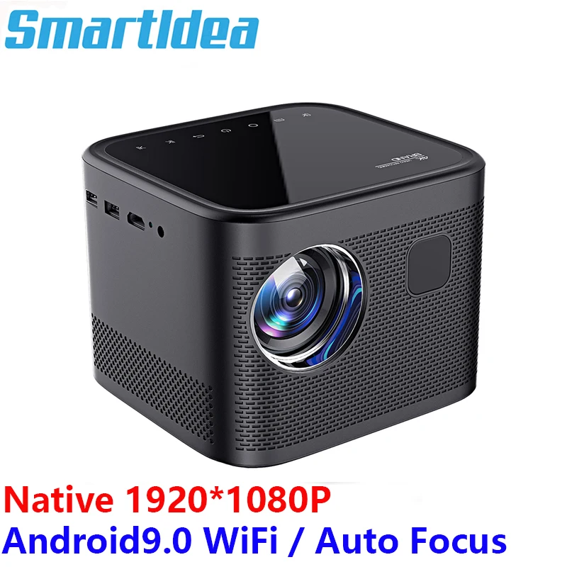 

SmartIdea новый родной 1920 x 1080p Full HD проектор Android 5G Wi-Fi BT5.1 проектор для домашнего кинотеатра Автофокус HD проектор для видеоигр