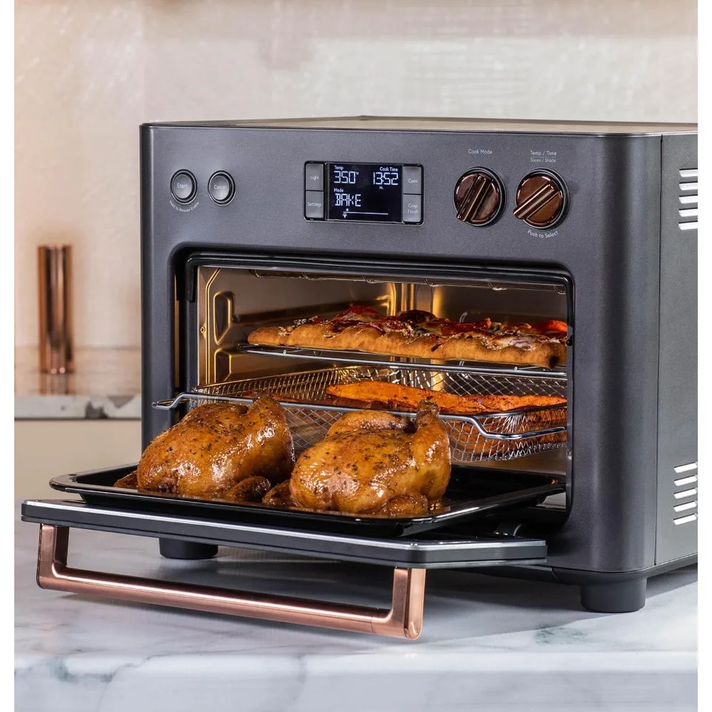 Haute couture oven with 14 basic cooking modes Smart connectivity, voice control, countertop small appliances, matte black 2
