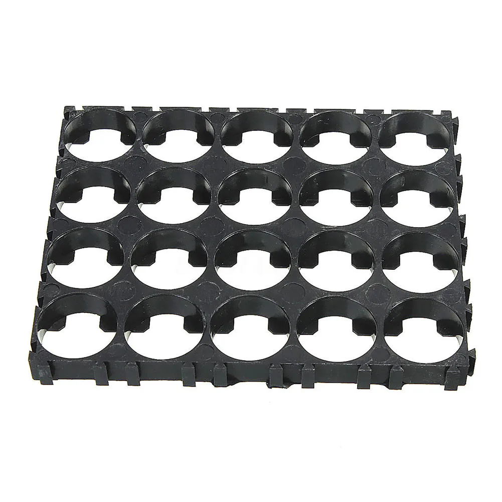 10/20/30/40/50Pcs 4x5 Cell 18650 Batteries Spacer Holders Radiating Shell Plastic Bracket Organizer Power Bank Case 18650