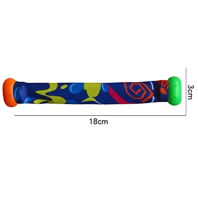 High Quality Underwater 5 Dive Sticks Diving Cloth Rod Swimming Pool Kids Game Swim Fun Toy Holiday Schools Holiday 4
