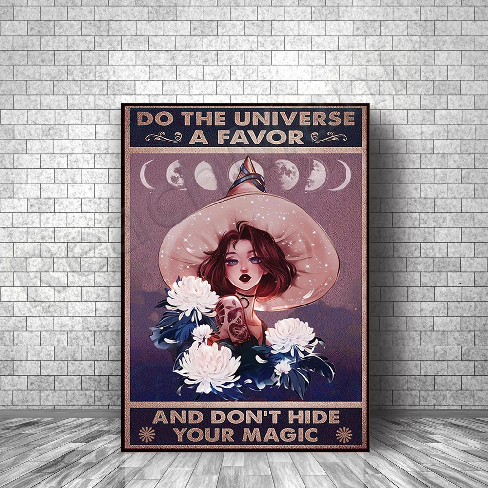 La Wicca Magie Blanche Et Art De Vivre Pdf Affiche de sorcière, affiche ne cache pas votre magie, affiche de sorcière  Wicca, cadeau d'amoureux de magie | AliExpress