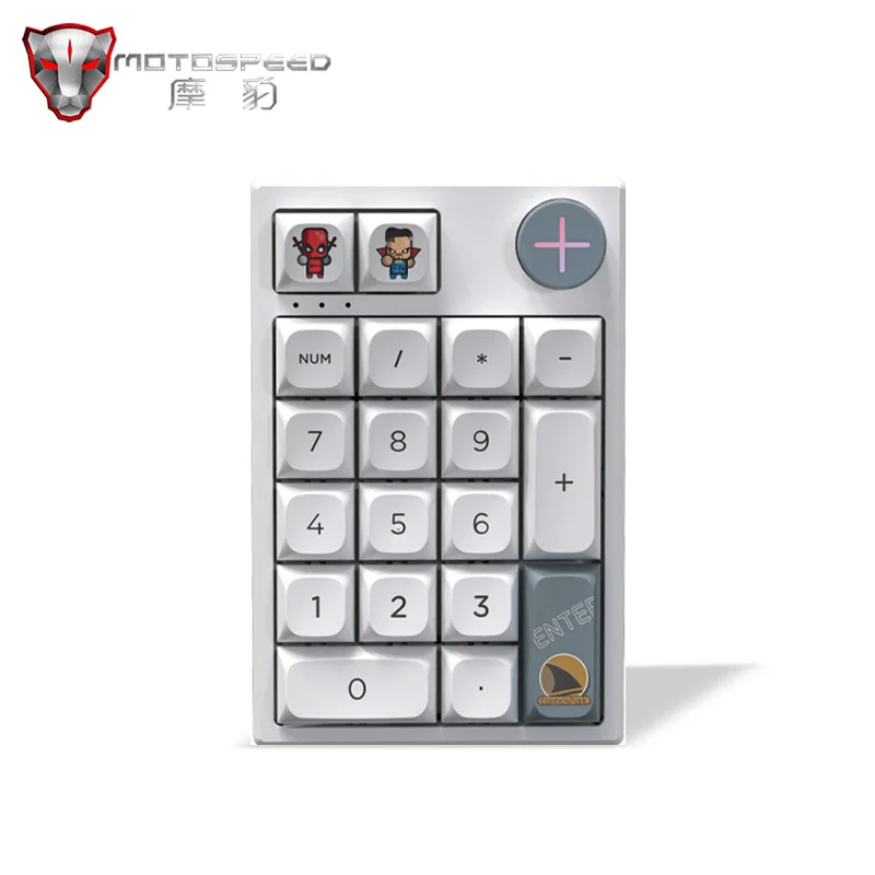 Motovelocidade Darmoshark K3-pro K24 Teclado Numérico para Jogos Mecânico 19 Teclas Hot Swap Programação Personalizada Rgb Teclado para pc Laptop