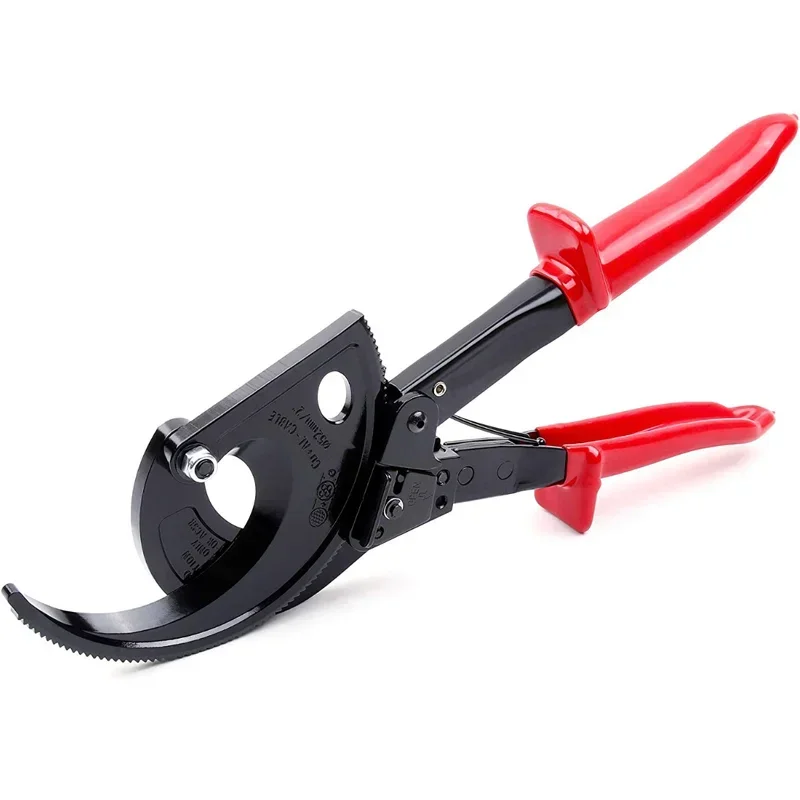 MALAYAS HS520A Heavy Duty Ratchet Cable Cutter - Cuts Aluminum & Copper Cable Up To 400mm² - One-Hand Operation Tool-1111086