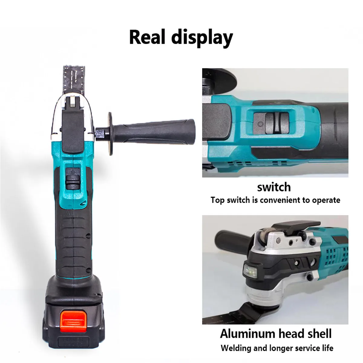 Multifunction Tool Oscillating Multi-Tools Electric Home Decoration Trimmer Electric Saw for Makita 18V Battery 6