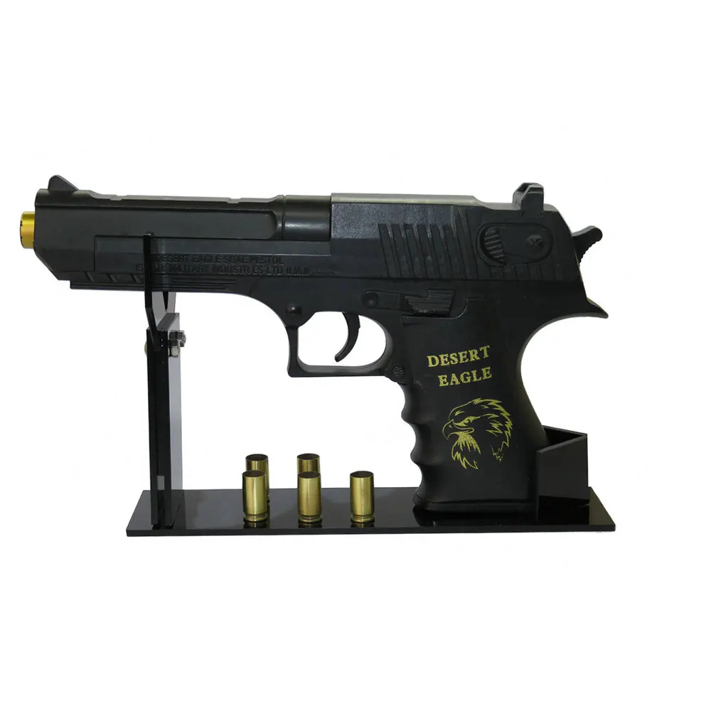 Premium Pistol Revolver Display Stand Weapon Stand Black Gun Holder Short Gun Model Showing Rack