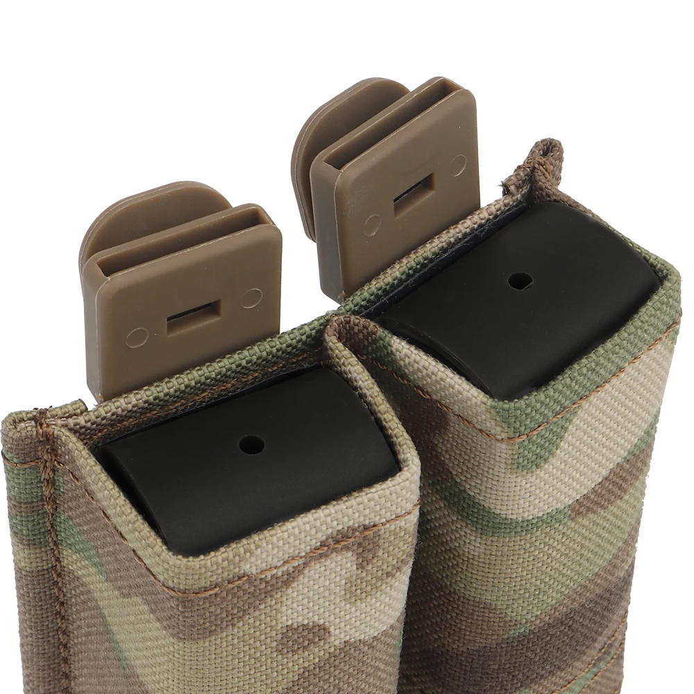 Tactical Molle Magazine Pouch for Glock Beretta M9 1911 9mm Universal Double Mag Bag Airsoft Fast Mag Holster Hunting Gear