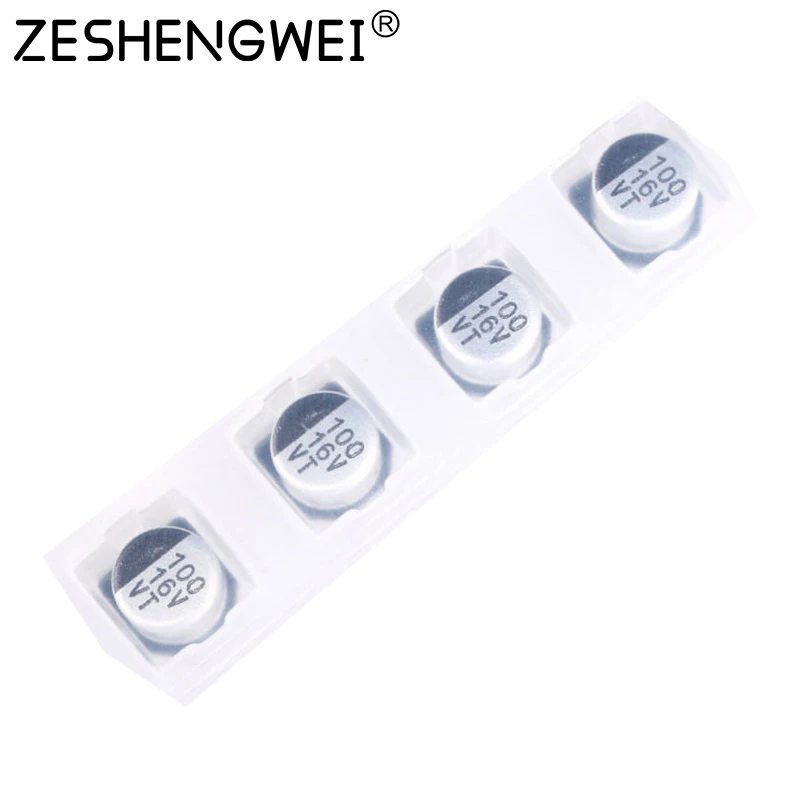 10pcs SMD Aluminum Electrolytic Capacitor 6.3V 10V 16V 25V 35V 50V 63V 1UF 10UF 22UF 33UF 47UF 100UF 330UF 470UF 1000UF Original
