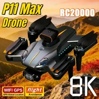 Nouveau drone GPS P11 Max 8K HD 5G Photographie aérienne professionnelle Double caméra Évitement d'obstacles Quadricoptère sans balais 20000M 2026 1