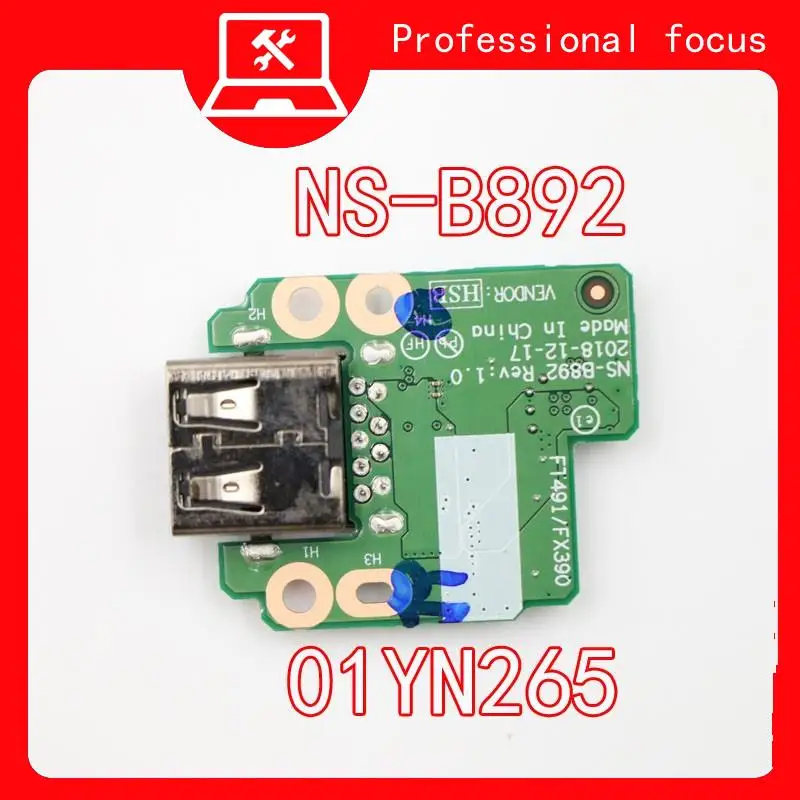 

new original laptop for lenovo thinkpad t490s x390 t14s x13 usb sub card card NS-B892 01yn265