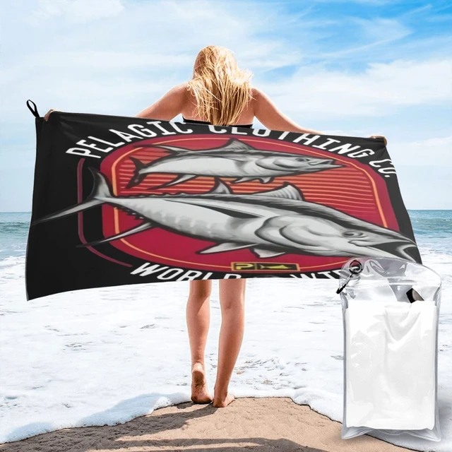 Pelagic Tuna Strike Fishing Sz 26 Beach Towel Beachwear Terry Towels Sauna  Bath-house Bathrobe Woman For Bath And Sauna Towels - Towel/towel Set -  AliExpress