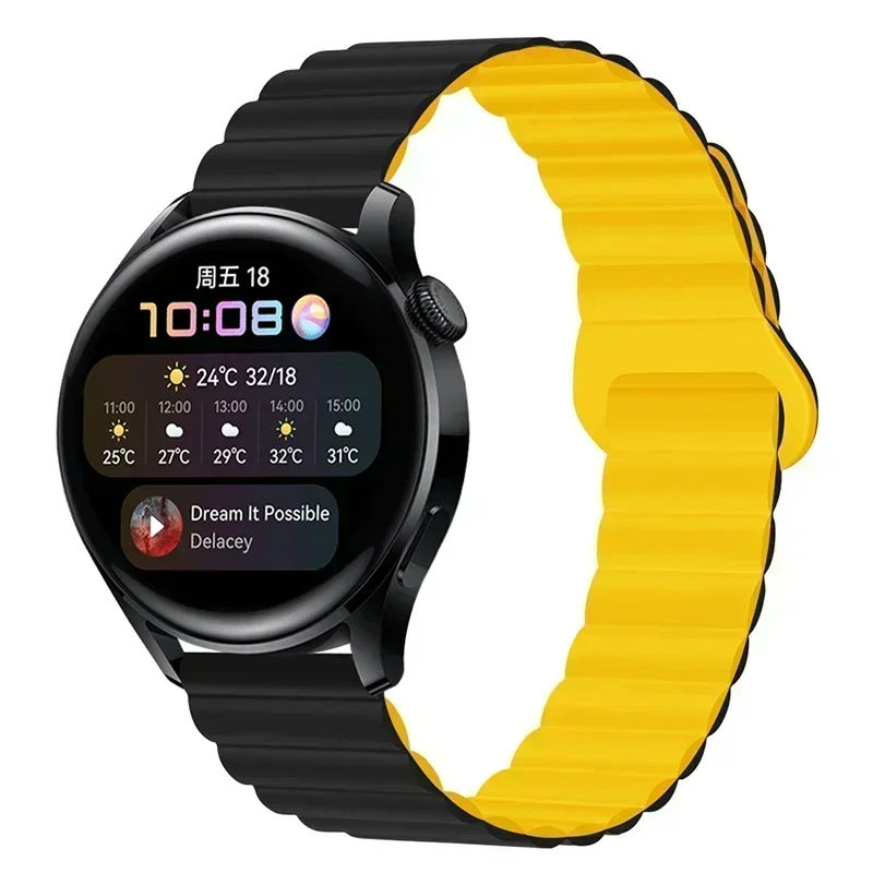 Magnetic Loop Silicone Watchband Strap