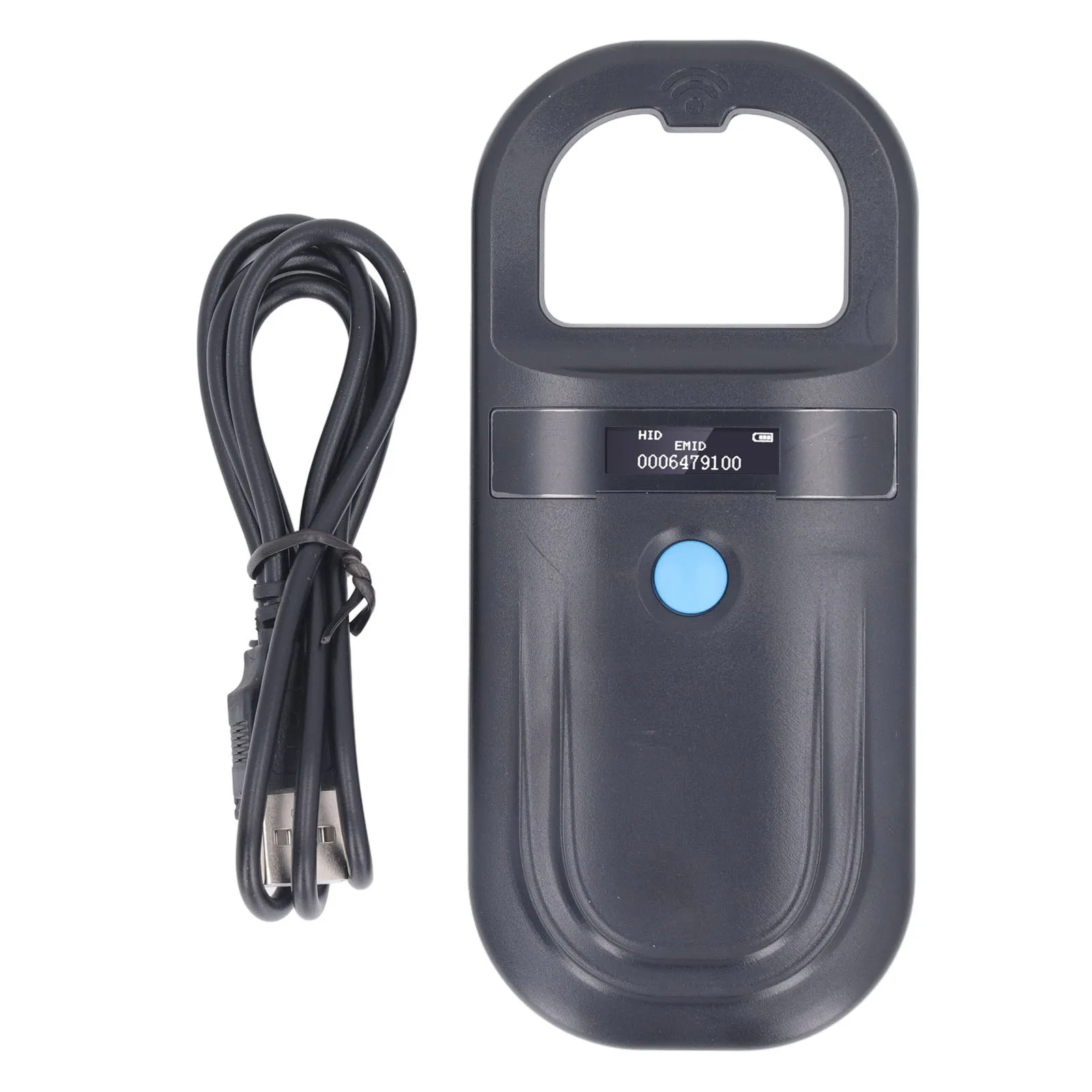 Pet Chip Scanner 134.2KHz Animal Tag Reader 3.7V 800mAh Battery Compact Size 15cm Reading Distance for Resource Management