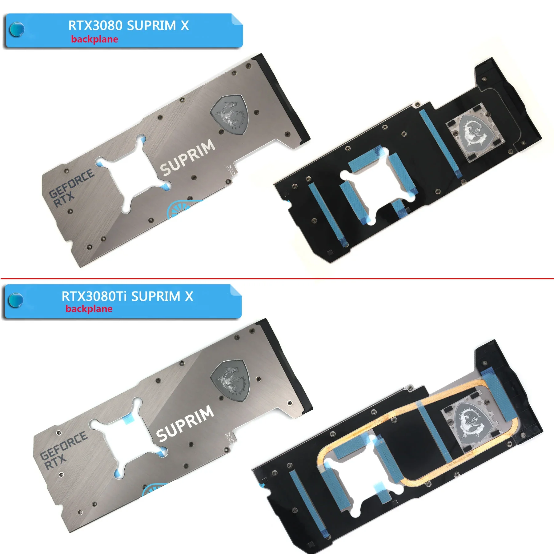 Msi-gpu ar Refrigerado Radiador Rtx3080 3080ti 3090 3090ti x Suprim Super Dragão Placa Gráfica de Montagem Dissipador de Calor - Imagem 2
