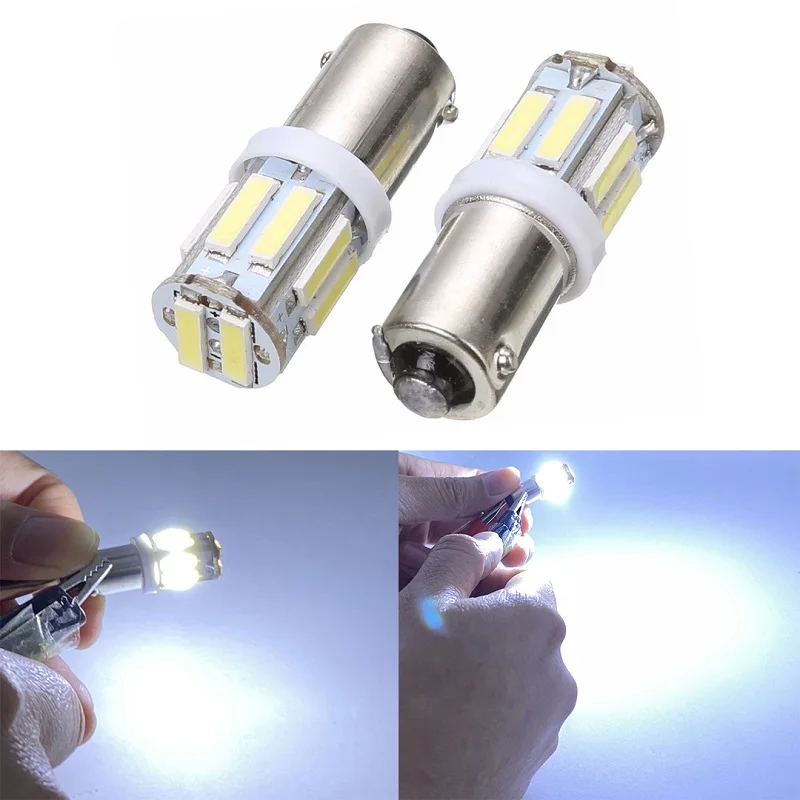 10-20pz BA9S T4W Bianco Freddo 12V 6000K T11 Luce Parcheggio - Foto 8