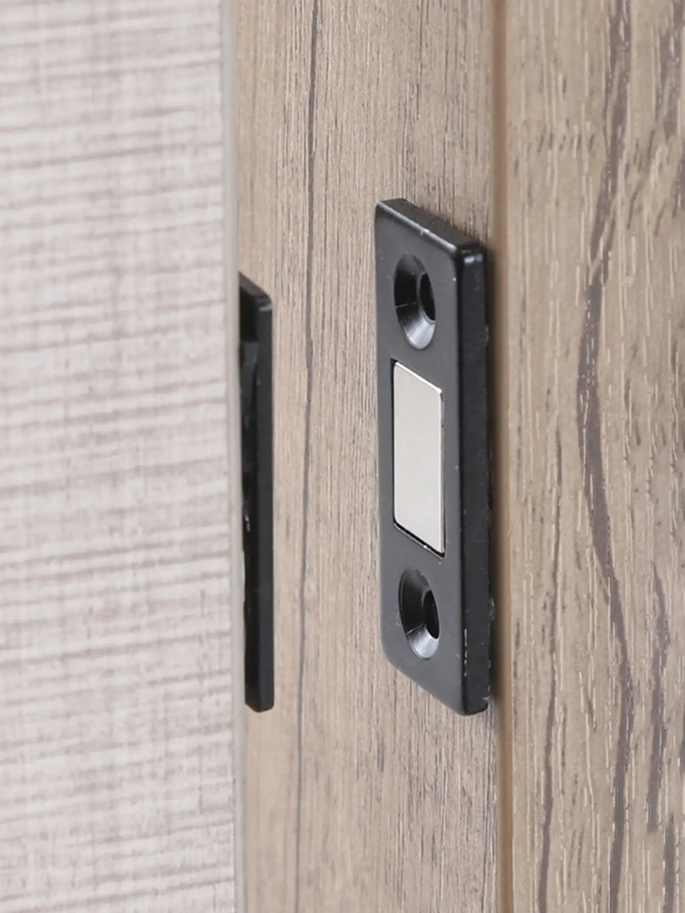 2pcs-non-perforated magnetic sliding door push-pull door closet door suction drawer patch absorber invisible sliding door magnet