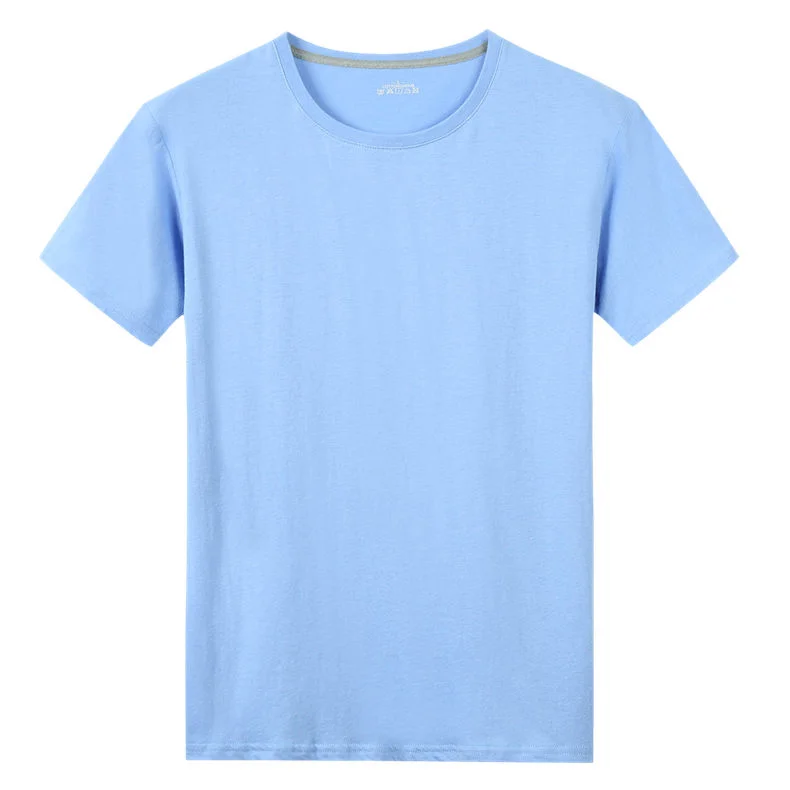 5XL T Shirts Men Women Clothing Cotton Summer Short Sleeve Solid Male Female Tshirts Top Tees O-Neck Plus Size Tee shirt MuLS 05