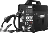 MIG Welder 130 Flux Core Wire Automatic Feed Welding Machine Portable No Gas 110V DIY Home Welder w/Free Mask Black 1