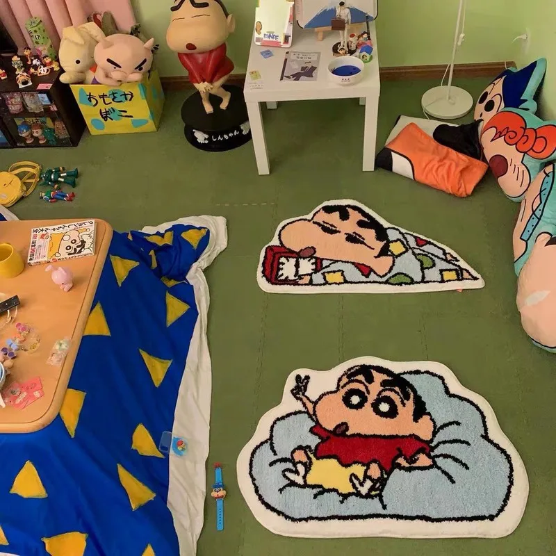 

Kawaii Crayon Shin Chan Впитывающий Коврик для спальни, нескользящий коврик для ванной, Быстросохнущий домашний коврик для туалета