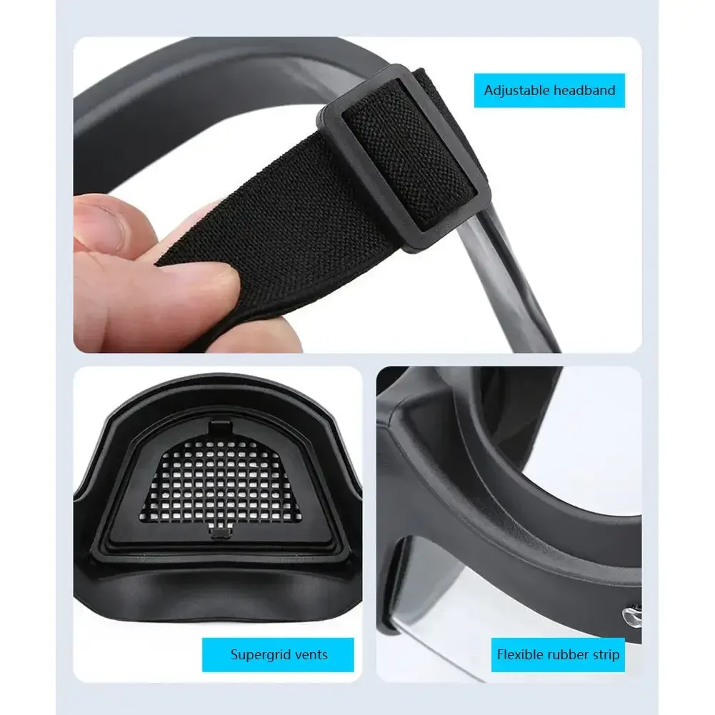 Work Protection Mask Transparent Facial Protector Full Face Shield Kitchen Tools