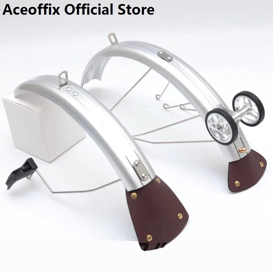 Aceoffix cラインプラスチックマッドガードセット、ブロンプトン