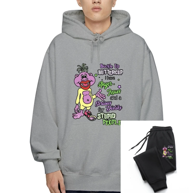 

Peanut-Jeff-Dunham-Buckle-up-Buttercup-i-Have-Anger-Issues SweatOuterwear Unisex Men Women