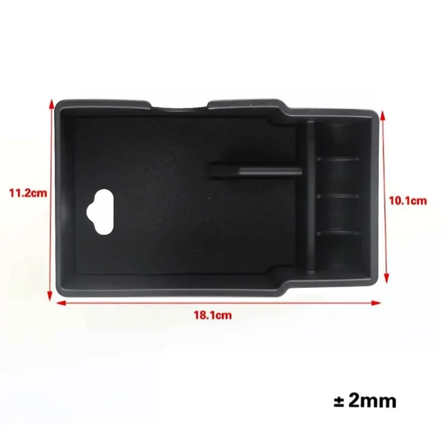 For Jeep Renegade 2015 - 2025 Organizer Armrest Storage Box Tray Central Console Container Stowing Case Holder Accessories 4