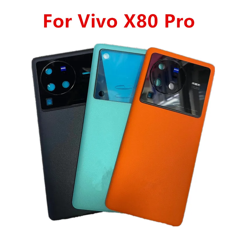 

Корпус X80Pro для Vivo X80 Pro 6,78 ", крышка аккумулятора, ремонт, Замена задней крышки телефона, задняя фотография + объектив камеры