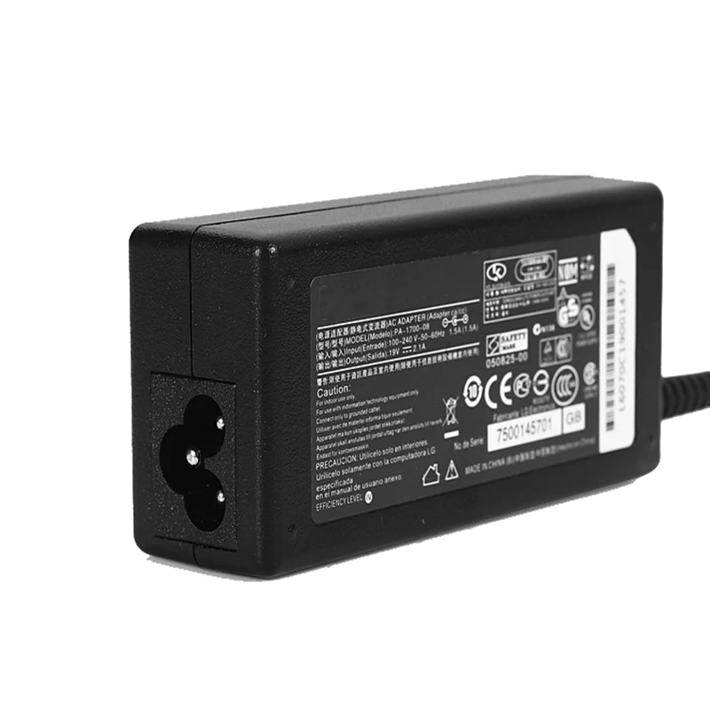 Cabo de Alimentação para lg Led e Monitor Lcd Carregador Adaptador 24 Polegadas Ap16b-a Lcap26b-e Ads45fsn19 19040 19v 2.1a 6.5x4.4 mm - Imagem 4