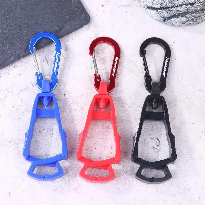 Polyformaldehyde Multi Tool Outdoor Glove Clip Multi-purpose Anti-dropHook Work Gloves Holder Clip KeySafety Clamp Camping Tools