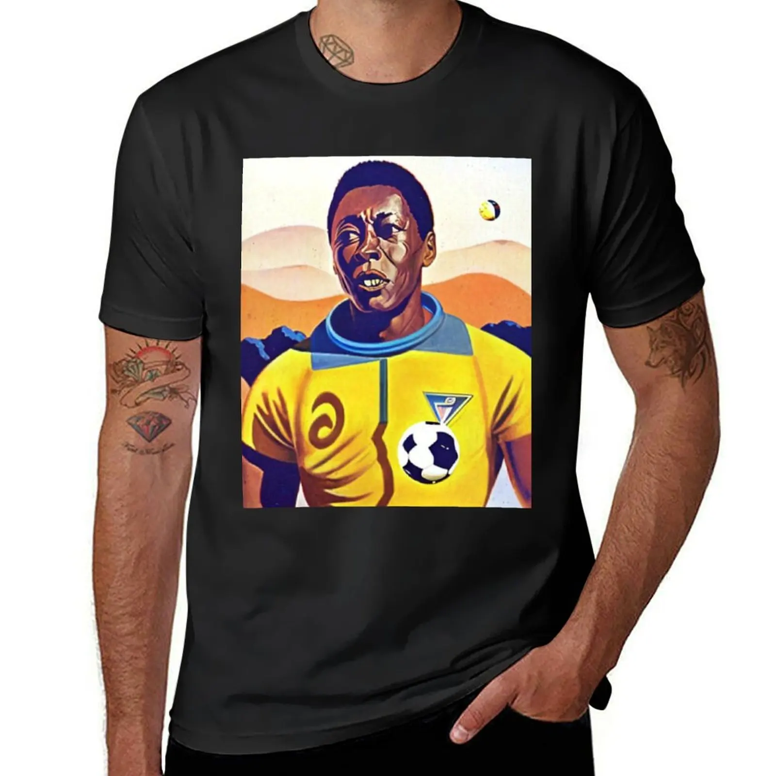 

Pele The Football Legend. T-Shirt plain summer clothes Blouse men clothings