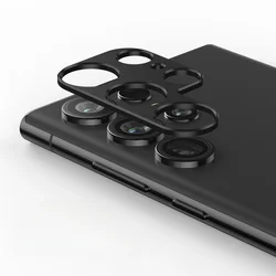 Aluminum Metal Rear Camera Lens Protector Lens Cover and Screen Guard (For Galaxy S25 Ultra)