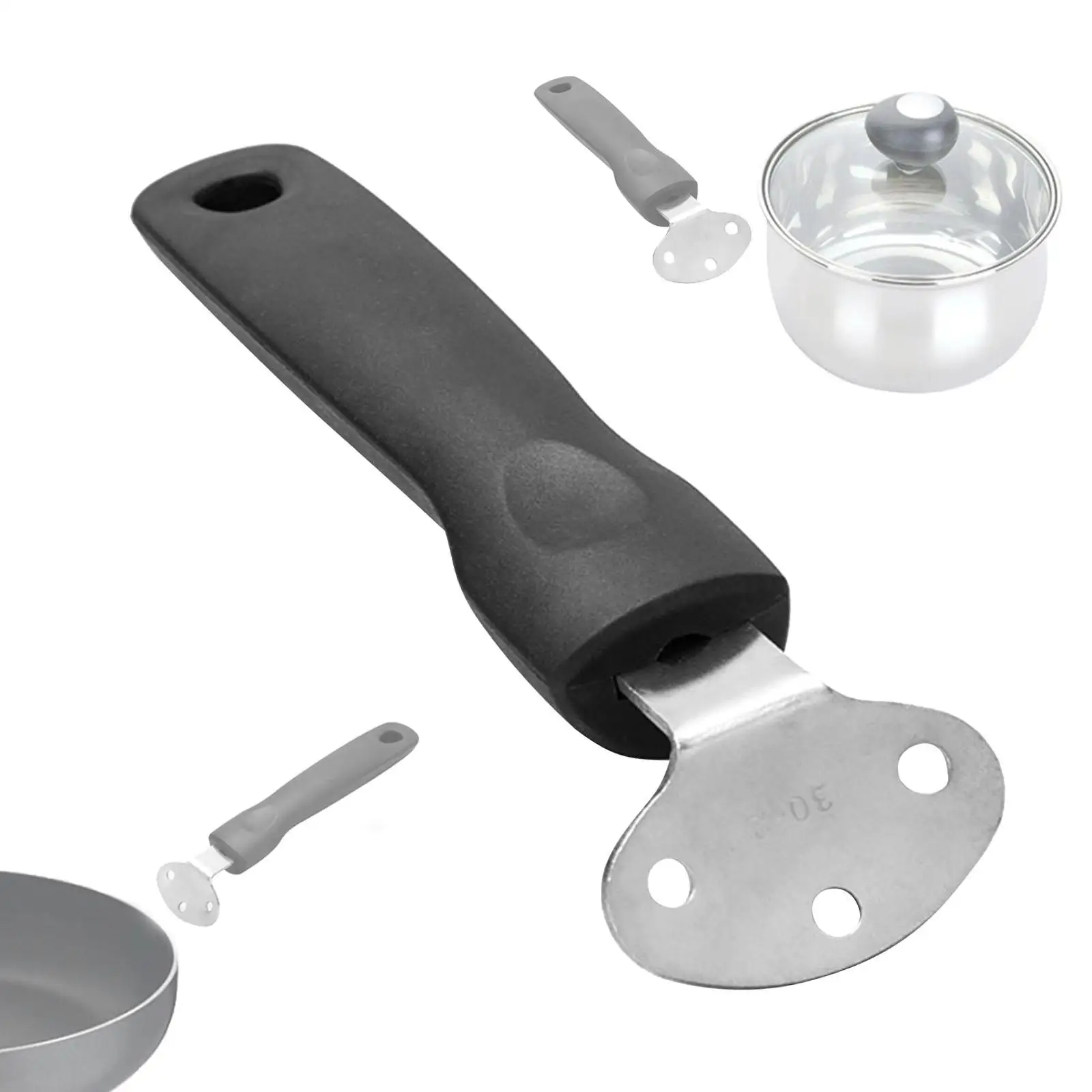 Replacement Cookware Pot Handle Cookware Accessories Non Slip Handle Pans Replacement Grip Pan for Woks Pans Pots