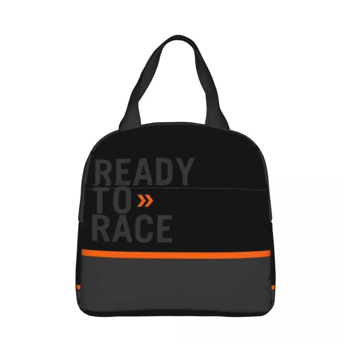 

Ready To Race Enduro Cross Insulated Lunch Bags Cooler Bag Reusable Motocross Leakproof Lunch Box Tote Men Women Work Travel