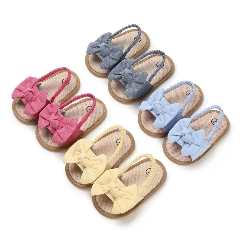0-18M Baby Sandals Girls Summer Shoes Toddler Hollow Out Non-Slip Soft Sole Shoes Infant Beach Flat Slipper Prewalker
