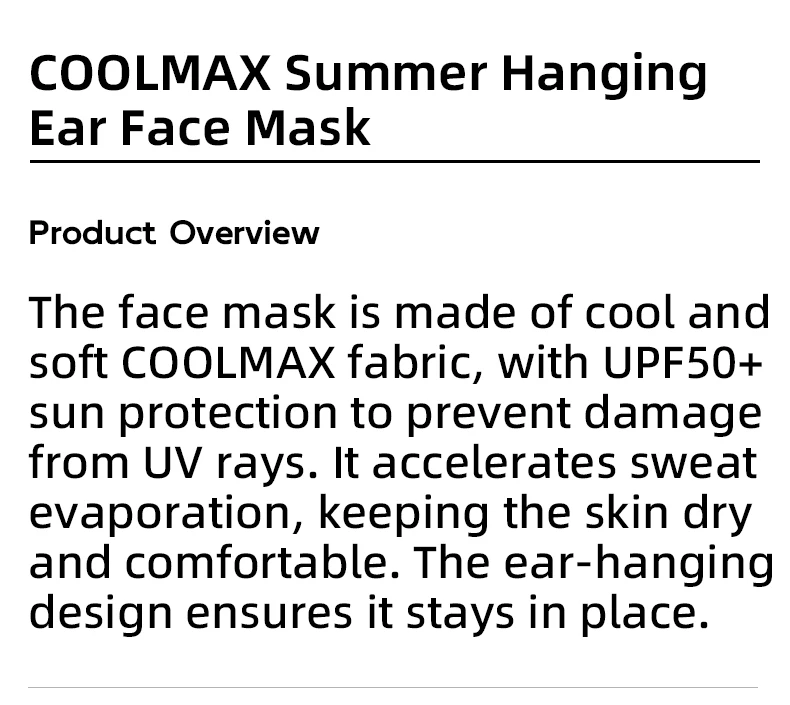 ROCKBROS Eisseide Radfahren Gesichtsmaske Sommer Anti-UV Schnell trocknend Atmungsaktiv Fahrrad Schal Maske Angeln Reiten Bandana Gesicht Hals Abdeckung – Detail 2