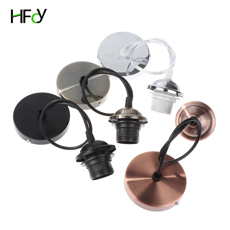 FullTeethVintageE27HangingLampHolderwith1MCableCeilingLamp