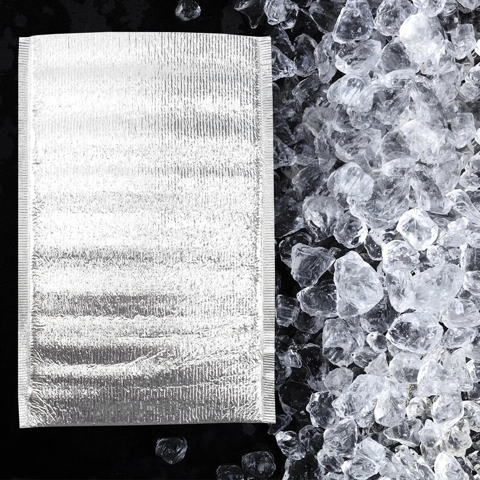 20Pcs 알루미늄 호일 절연 가방 피크닉 캠핑 테이크 아웃 알루미늄 호일 파우..