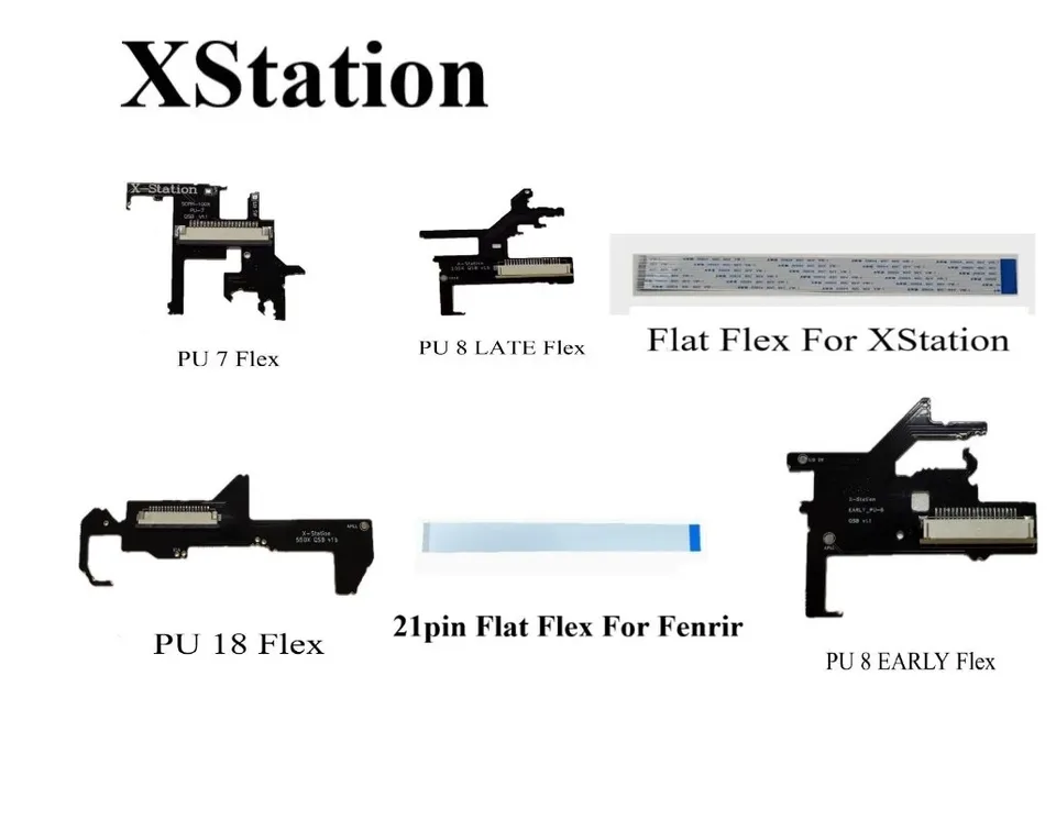 XStation PU 18 PU 7 PU 8 LATE PU 8 EARLY pcb Flex Cable XStation