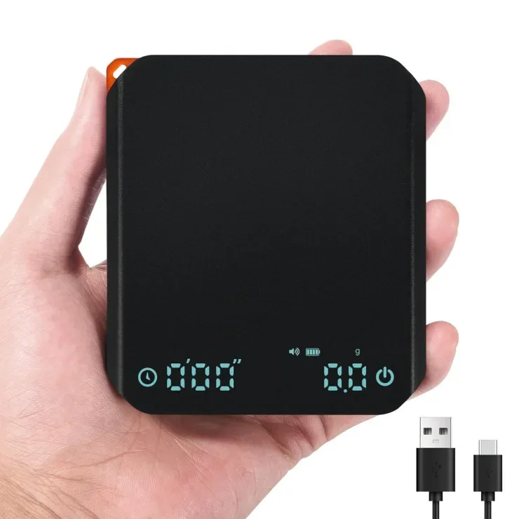 High Precision Italian Coffee Electronic Scale Pour over Coffee Tool 2kg/0.1g Cross-Border Digital Kitchen Balance